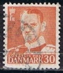 Stamps Denmark -  Scott  309  Frederik IX (4)