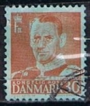 Stamps Denmark -  Scott  309  Rey Frederik IX