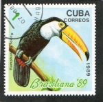 Sellos de America - Cuba -  AVES.  RAMPHASTOS  TOCO