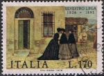 Sellos del Mundo : Europa : Italia : 150 ANIV. DEL NACIMIENTO DEL PINTOR SILVESTRO LEGA