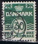 Stamps Denmark -  Scott  437   Cifras