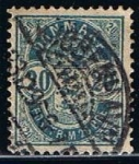 Stamps Denmark -  Scott  48  Cifras