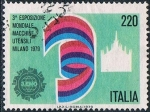 Stamps Italy -  3ª EXPOSICIÓN MUNDIAL DE MÁQUINAS-HERRAMIENTAS