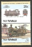 Stamps Tuvalu -  locomotora británica