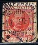 Stamps Denmark -  Scott  62  Rey Frederik VIII (2)