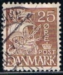 Stamps Denmark -  Scott  234  Carabela