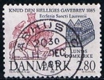 Stamps Denmark -  Scott  777  St. Cnut land y Catedral