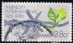 Stamps Denmark -  Scott  790  Amnesty