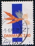 Stamps Denmark -  Scott  832  Abtacto por Lin Utzon