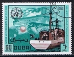 Stamps United Arab Emirates -  Scott  121  Buque meteorologico (5)