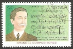 Stamps Cuba -  3657 - compositor Ignacio Cervantes