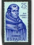 Stamps Spain -  1526- FORJADORES DE AMERICA.  FRAY JUNÍPERO SERRA  ( 1713-1784 ).