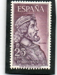 Stamps Spain -  1538- PERSONAJES ESPAÑOLES. RECAREDO  (  ?  - 601 ).