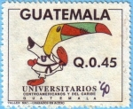 Sellos del Mundo : America : Guatemala : Juegos Universitarios Centroamericanos y del Caribe