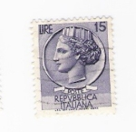 Sellos de Europa - Italia -  Moneda de Siracusa (repetido)