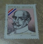 Stamps Croatia -  JOSIP PL. JELACIC GREAT CROATS 1992