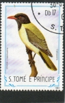 Sellos de Africa - Santo Tom� y Principe -  AVES.  ORIOLUS  CRASSIROTRIS