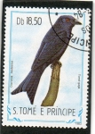 Stamps S�o Tom� and Pr�ncipe -  AVES.  DICRURUS  MODESTUS