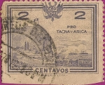Stamps : America : Peru :  Pro Tacna y Arica. CIII