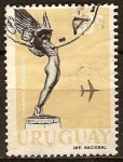 Stamps Uruguay -  estatua-correo aereo