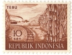 Sellos de Asia - Indonesia -  TEBU