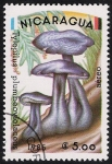 Sellos del Mundo : America : Nicaragua : SETAS-HONGOS: 1.201.006,01-Tylopilus plumbeoviolaceus -Dm.985.15-Y&T.A1087-Mch.2566-Sc.1408