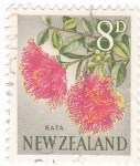 Stamps New Zealand -  flores