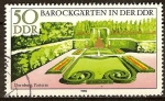 Stamps Germany -  Jardines barrocos.Paterre en Dornburg (DDR)