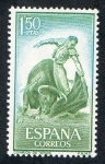 Stamps Spain -  1263-  FIESTA NACIONAL : TAUROMAQUIA. NATURAL.