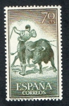 Sellos de Europa - Espa�a -  1259-  FIESTA NACIONAL : TAUROMAQUIA. BANDERILLAS.