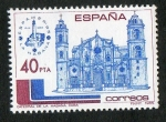 Stamps Spain -  2782- AMÉRICA - ESPAÑA. ESPAMER-85. CATEDRAL DE LA HABANA.