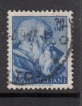 Stamps Italy -  Michelangiolesca-Zacarias