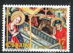 Stamps Spain -  2818- NAVIDAD 1985. NACIMIENTO DEL SEÑOR, RETABLO DE GUIMERÁ.