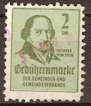 Stamps Germany -  Sellos Municipales de pago. Barón H.F.Karl Reichsfreiherr vom Stein.