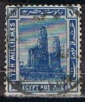 Stamps Egypt -  Scott 55  Colosos de tebas (3)