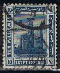 Stamps Egypt -  Scott 55  Colosos de tebas (8)