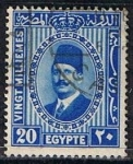 Stamps Egypt -  Scott 143  Rey Fuad