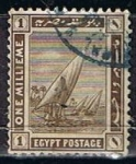 Stamps Egypt -  Scott  50  Barcos del Nilo (10)