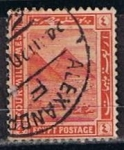 Stamps Egypt -  Scott  53  Piramides de Gaza (4)