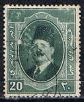 Stamps Egypt -  Scott  99  Rey fuad