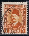 Sellos de Africa - Egipto -  Scott  128  Rey Fuad