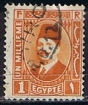 Stamps Egypt -  Scott  128  Rey Fuad (4)