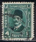 Sellos de Africa - Egipto -  Scott  134  Rey  Fuad