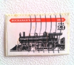 Stamps United States -  Trains buchanans No 999