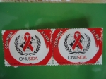 Stamps Colombia -  ONUSIDA.-Día de la lucha contra el Sida.-