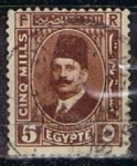 Stamps Egypt -  Scott  135  Rey Fuad (5)