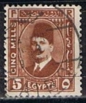 Sellos de Africa - Egipto -  Scott  135  Rey Fuad (9)