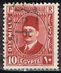 Stamps Egypt -  Scott  136  Rey  Fuad (6)