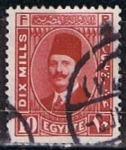 Stamps Egypt -  Scott  136  Rey  Fuad (10)