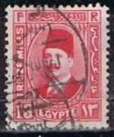 Sellos de Africa - Egipto -  Scott  138  Rey Fuad (2)